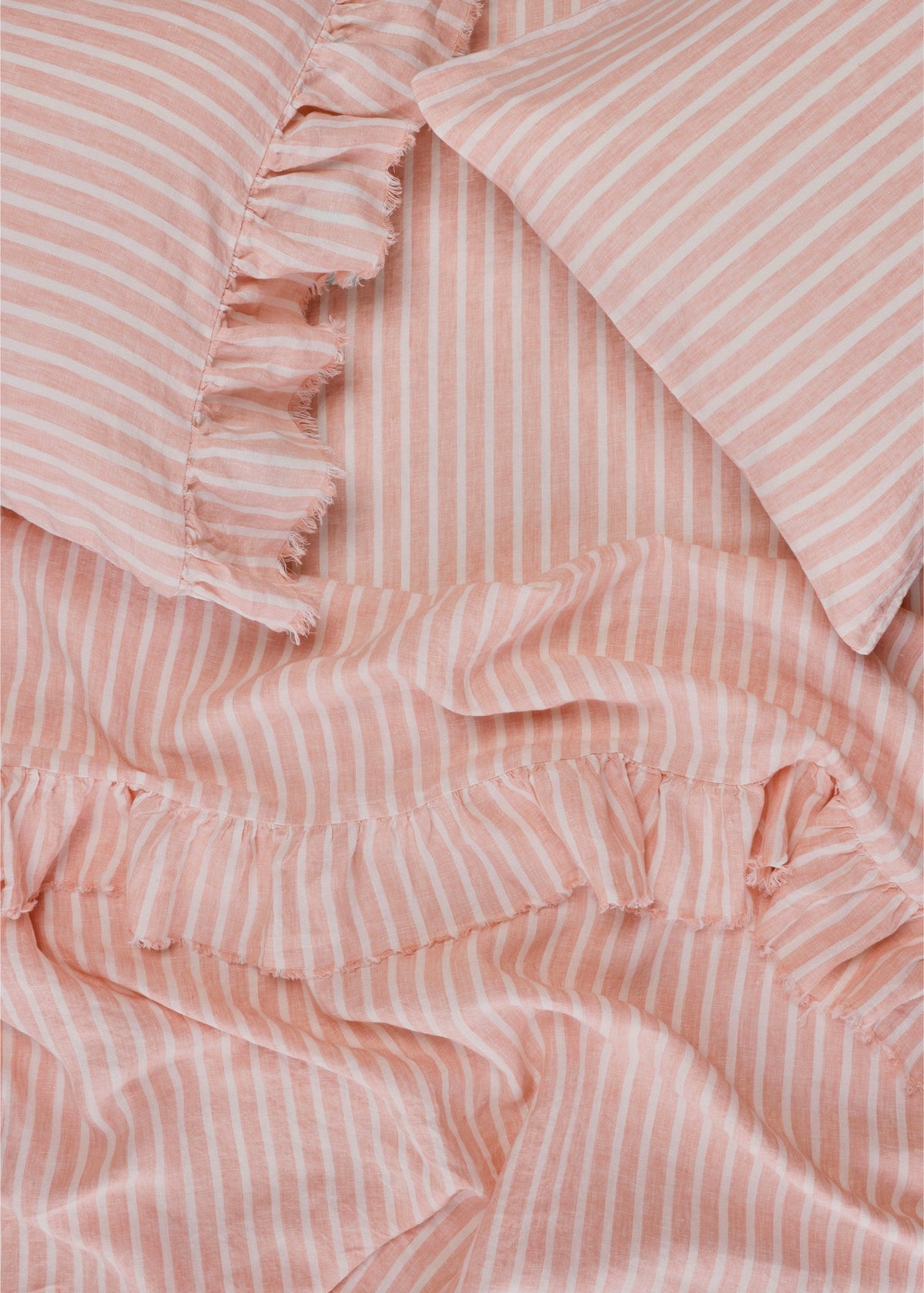 Pesca Stripe Flat Sheet