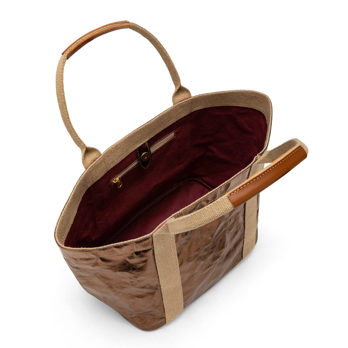 GIULIA CARRYALL TOTE BAG: Mou / Small