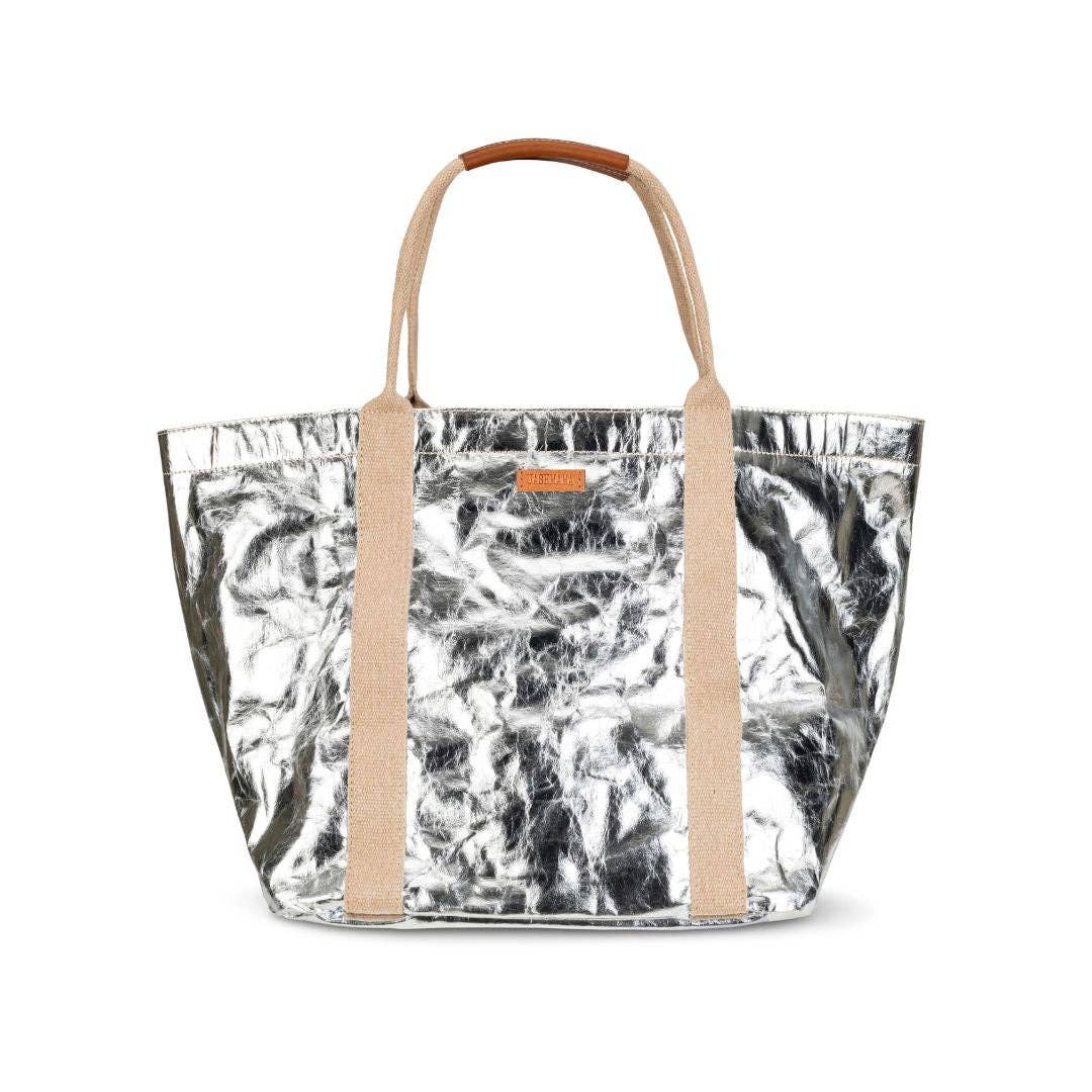 GIULIA CARRYALL TOTE BAG: Mou / Small