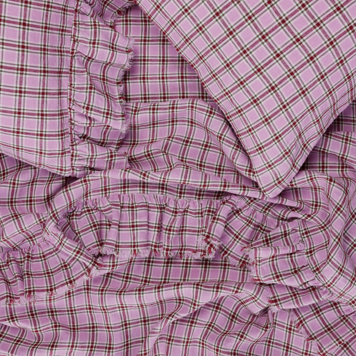 Marmelatta Check Fitted Sheet