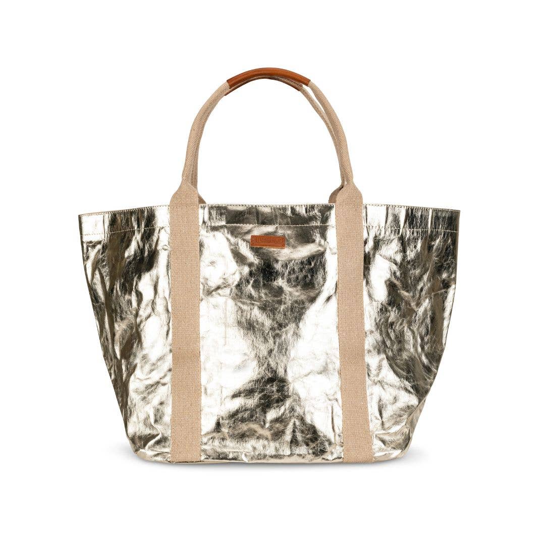 GIULIA CARRYALL TOTE BAG: Mou / Large