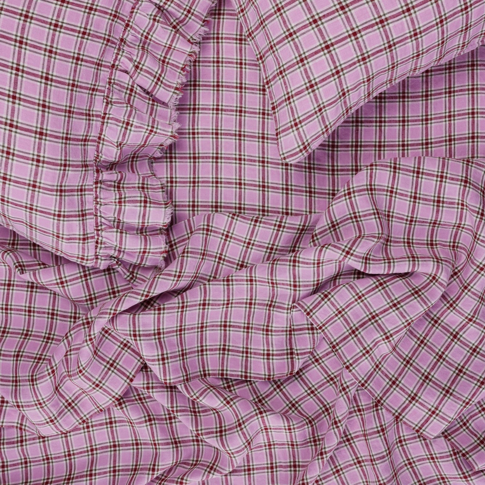 Marmelatta Check Flat Sheet