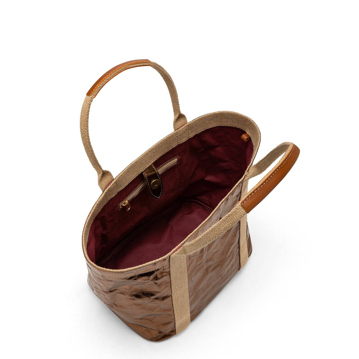 GIULIA CARRYALL TOTE BAG: Mou / Large
