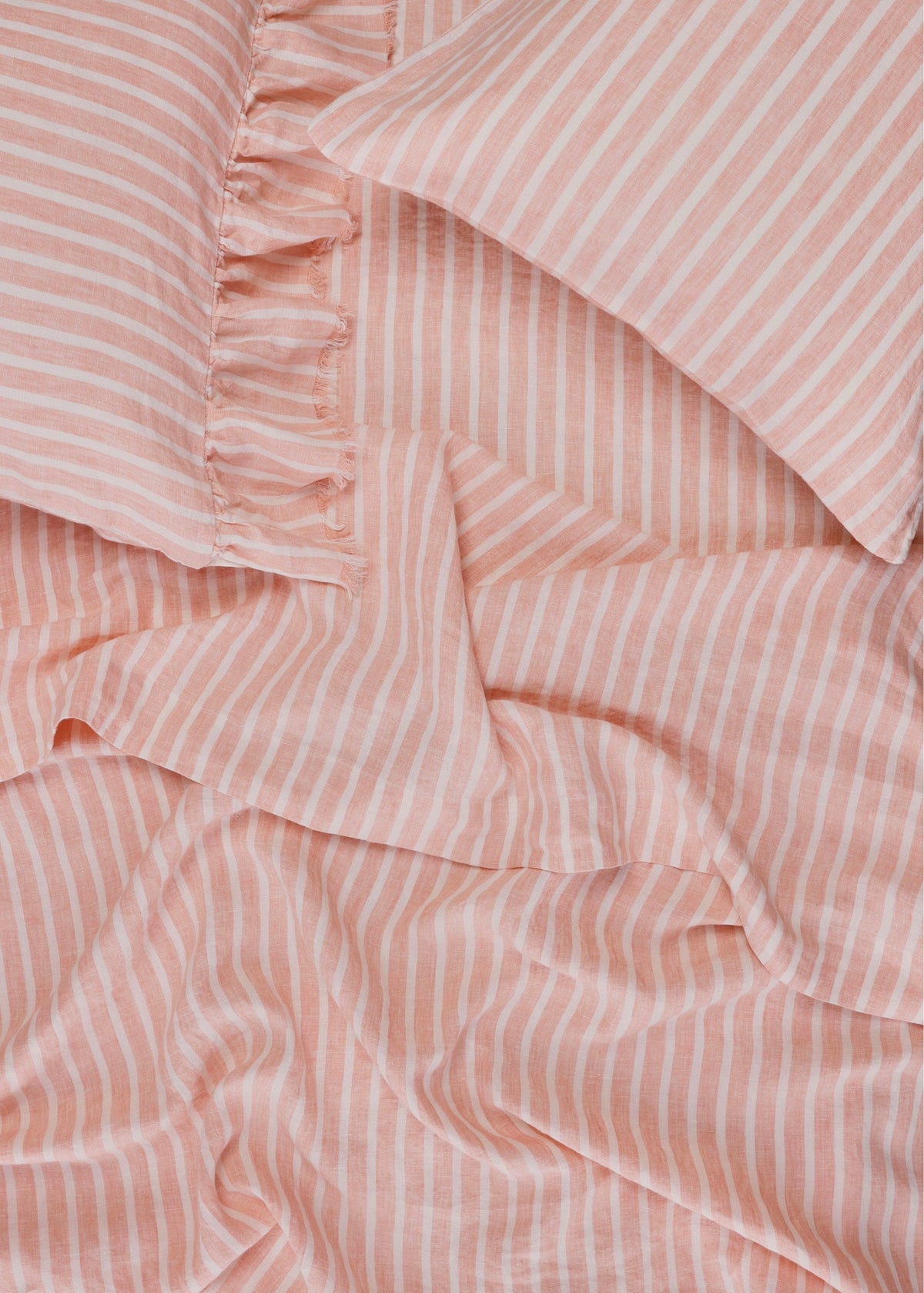 Pesca Stripe Flat Sheet