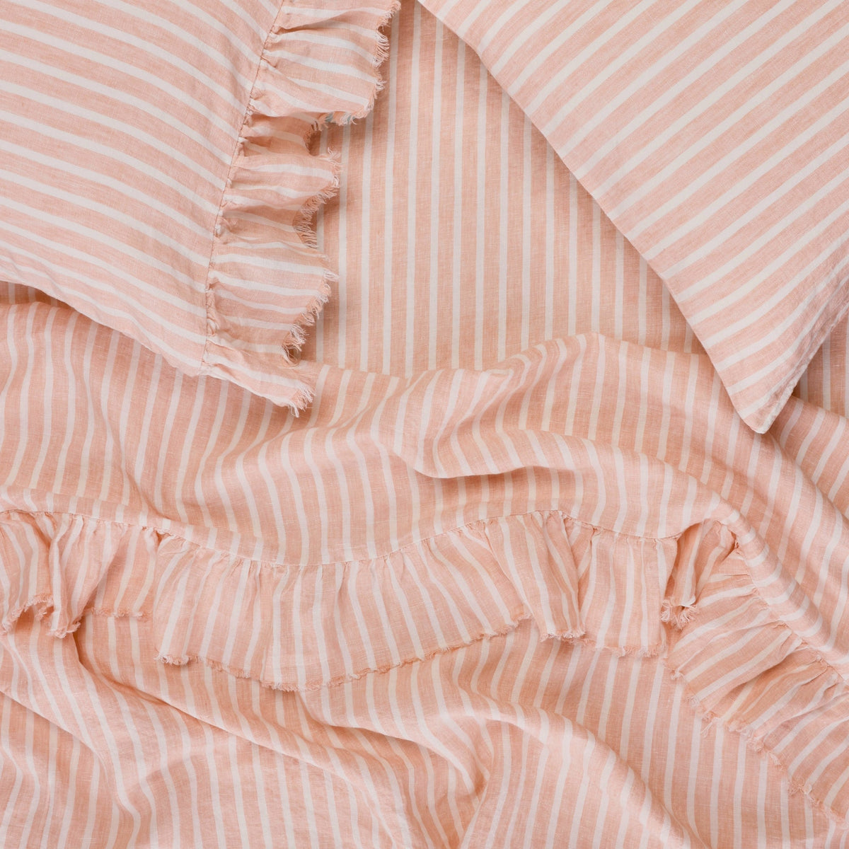 Pesca Stripe Flat Sheet
