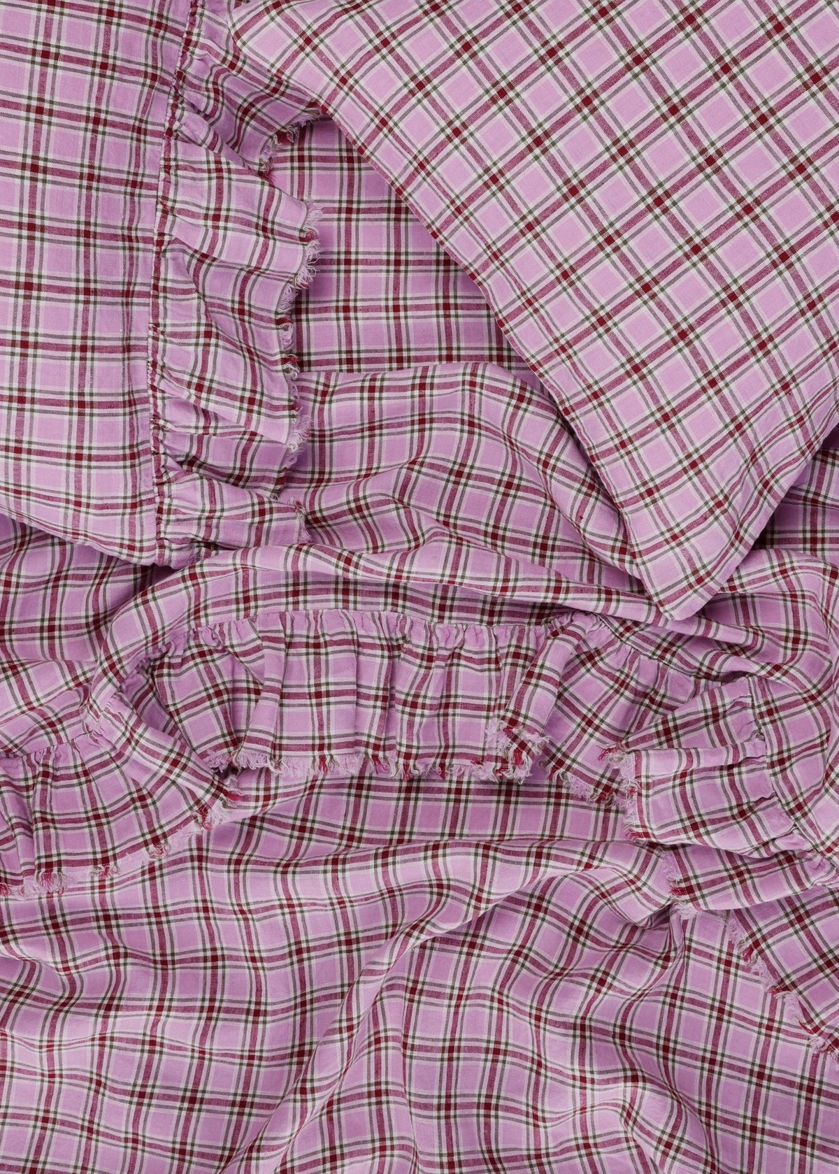 Marmelatta Check Flat Sheet