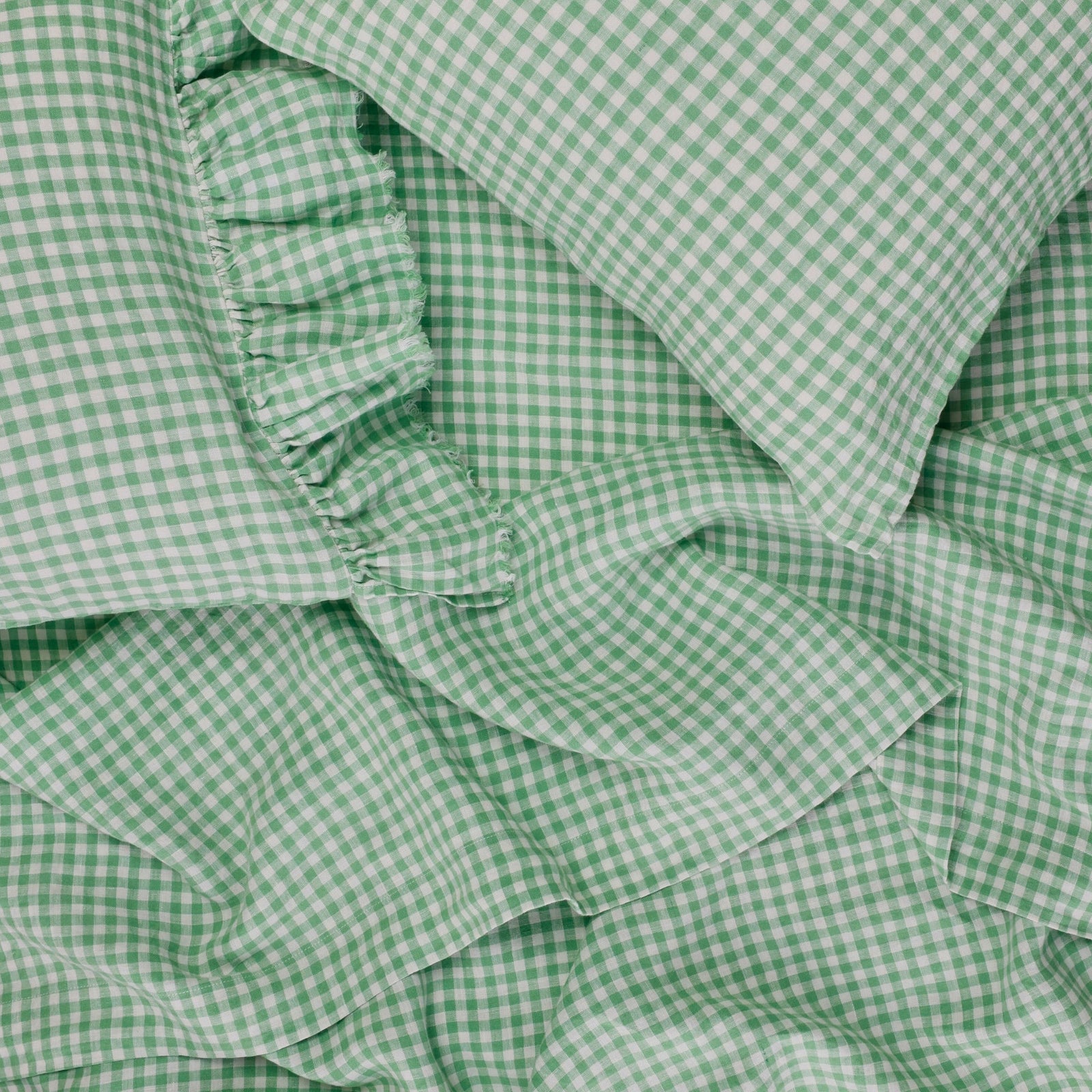 Fresco Gingham Flat Sheet