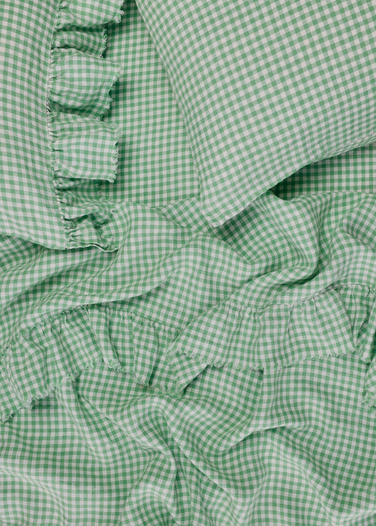 Fresco Gingham Flat Sheet