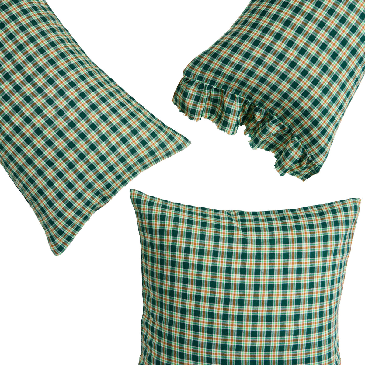 NEW - Banksia Check Pillowcase Sets
