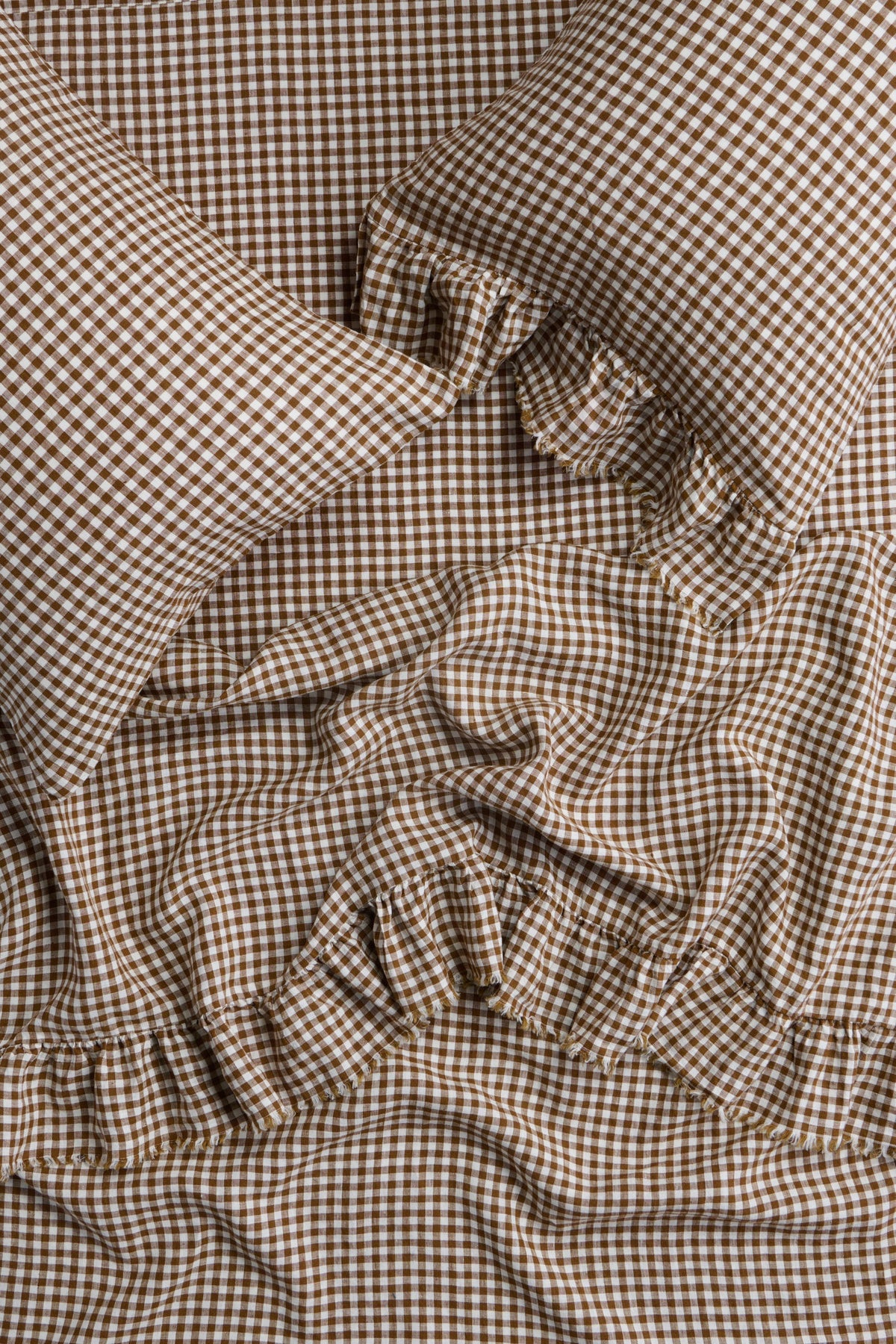 NEW - Gumnut Gingham Flat Sheet