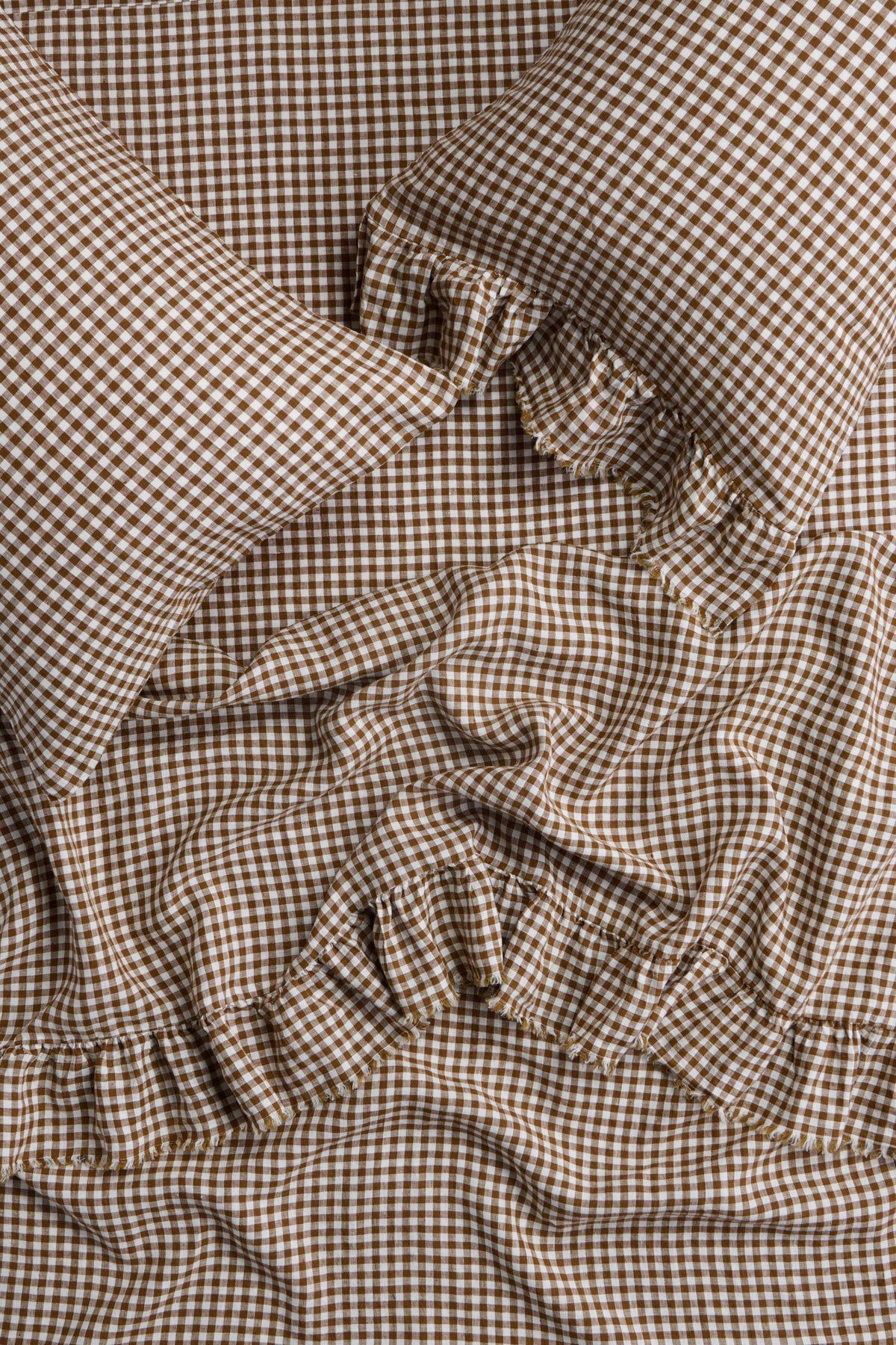 NEW - Gumnut Gingham Fitted Sheet