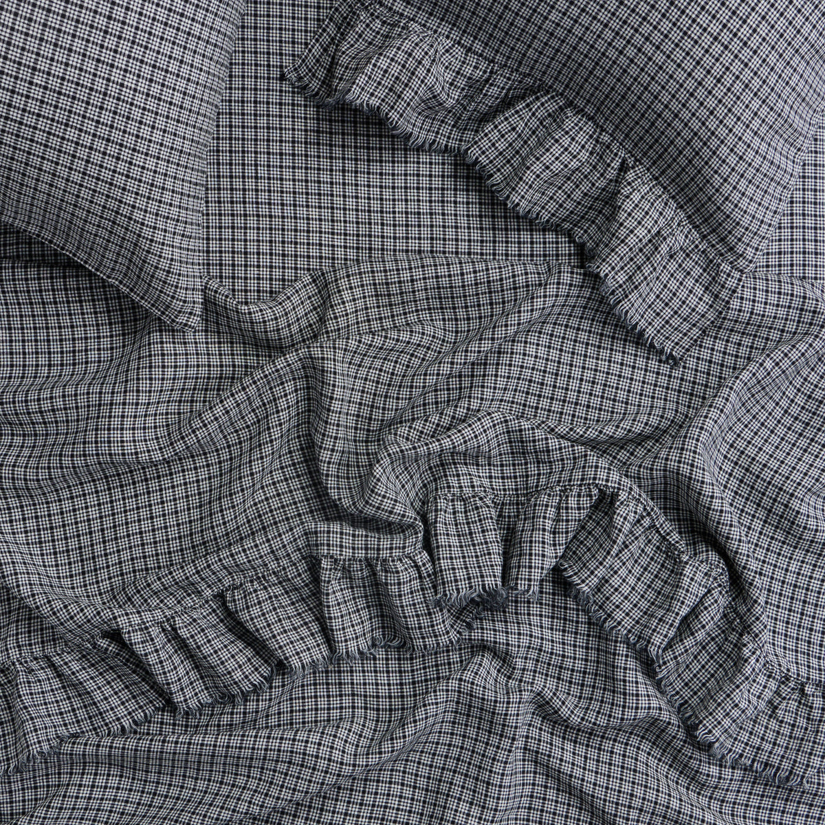 NEW - Pepperberry Check Fitted Sheet