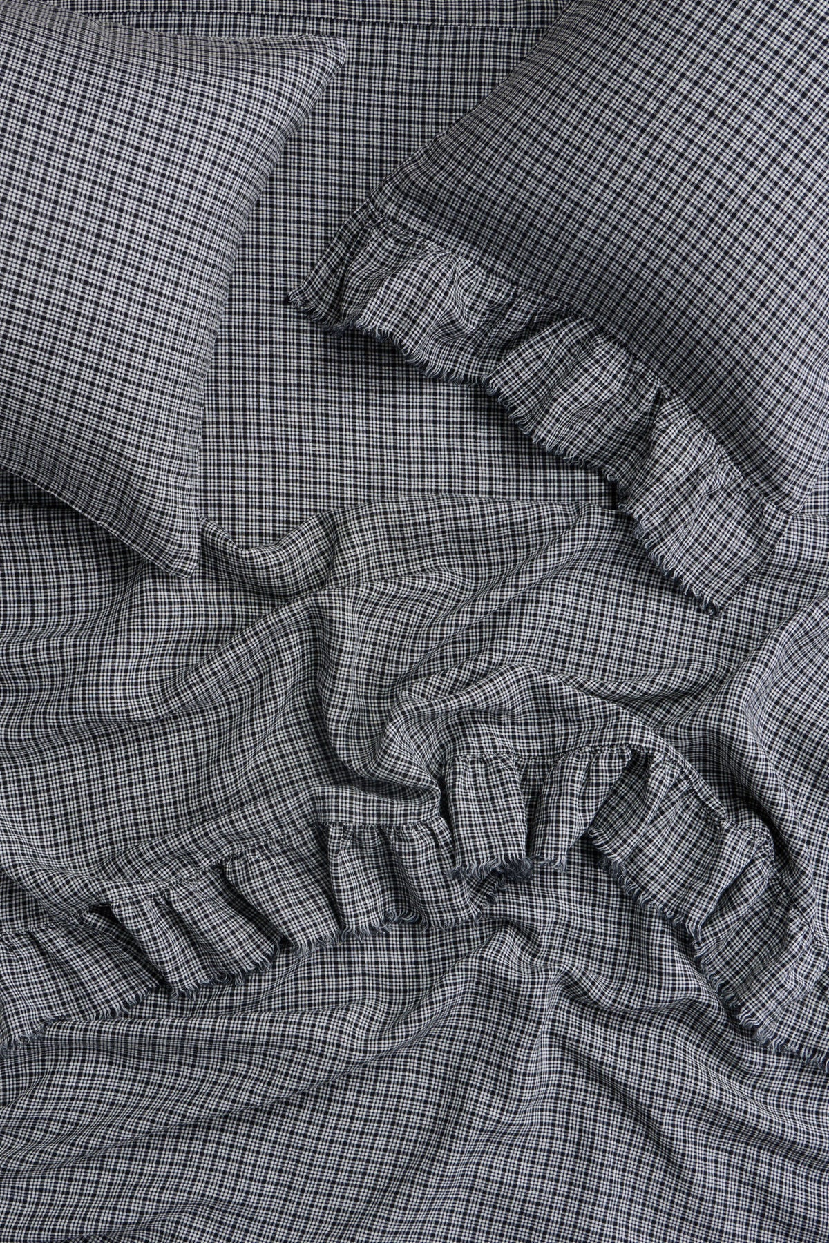 NEW - Pepperberry Check Fitted Sheet