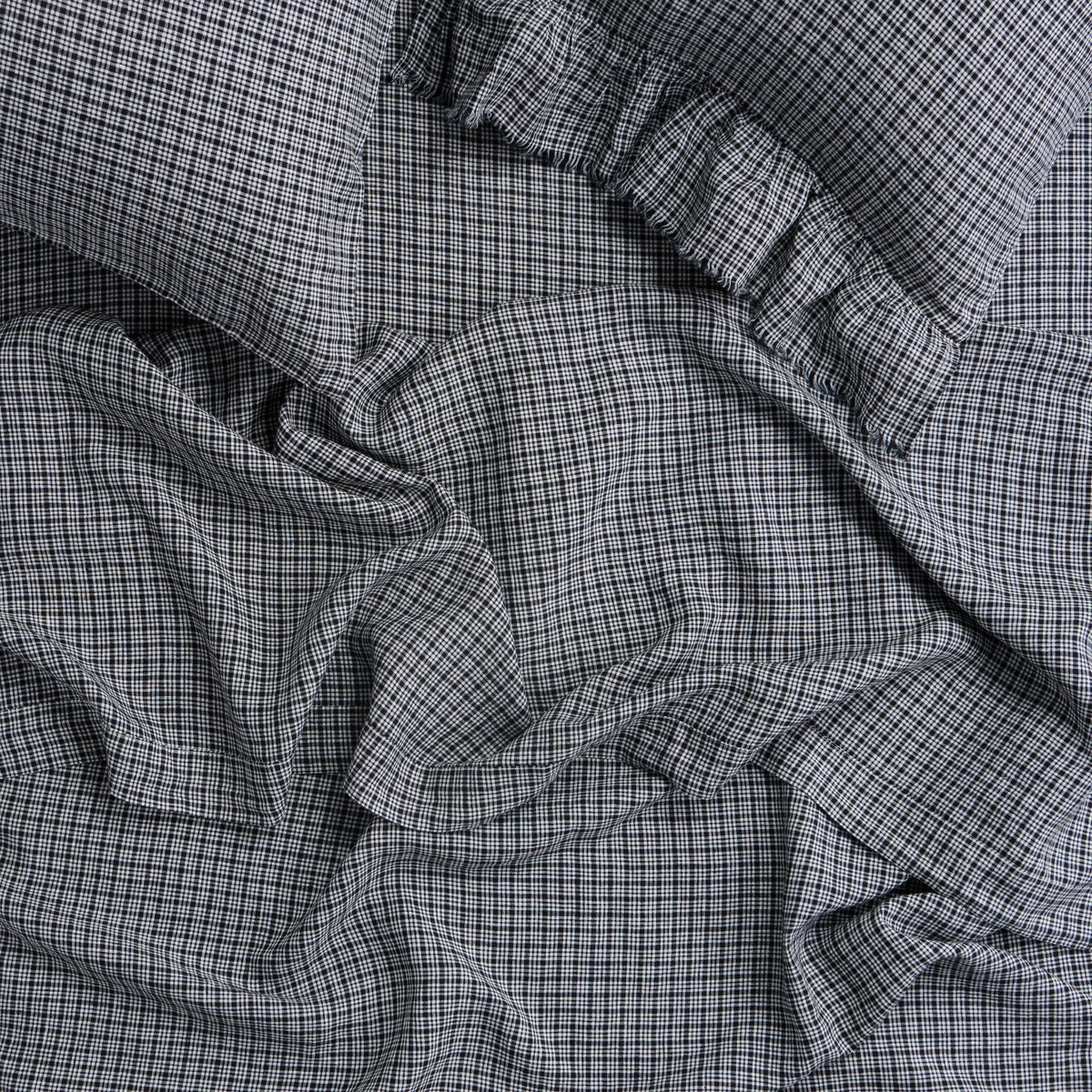 NEW - Pepperberry Check Flat Sheet