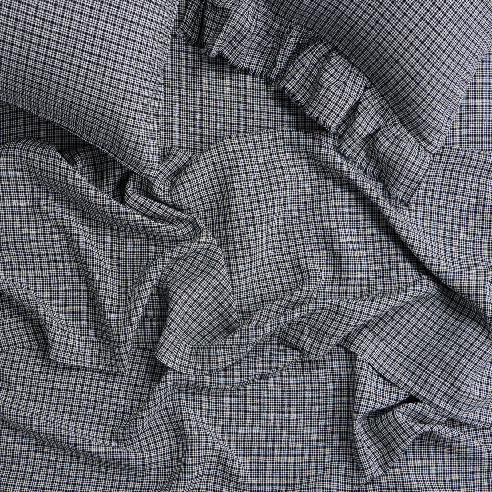 NEW - Pepperberry Check Flat Sheet