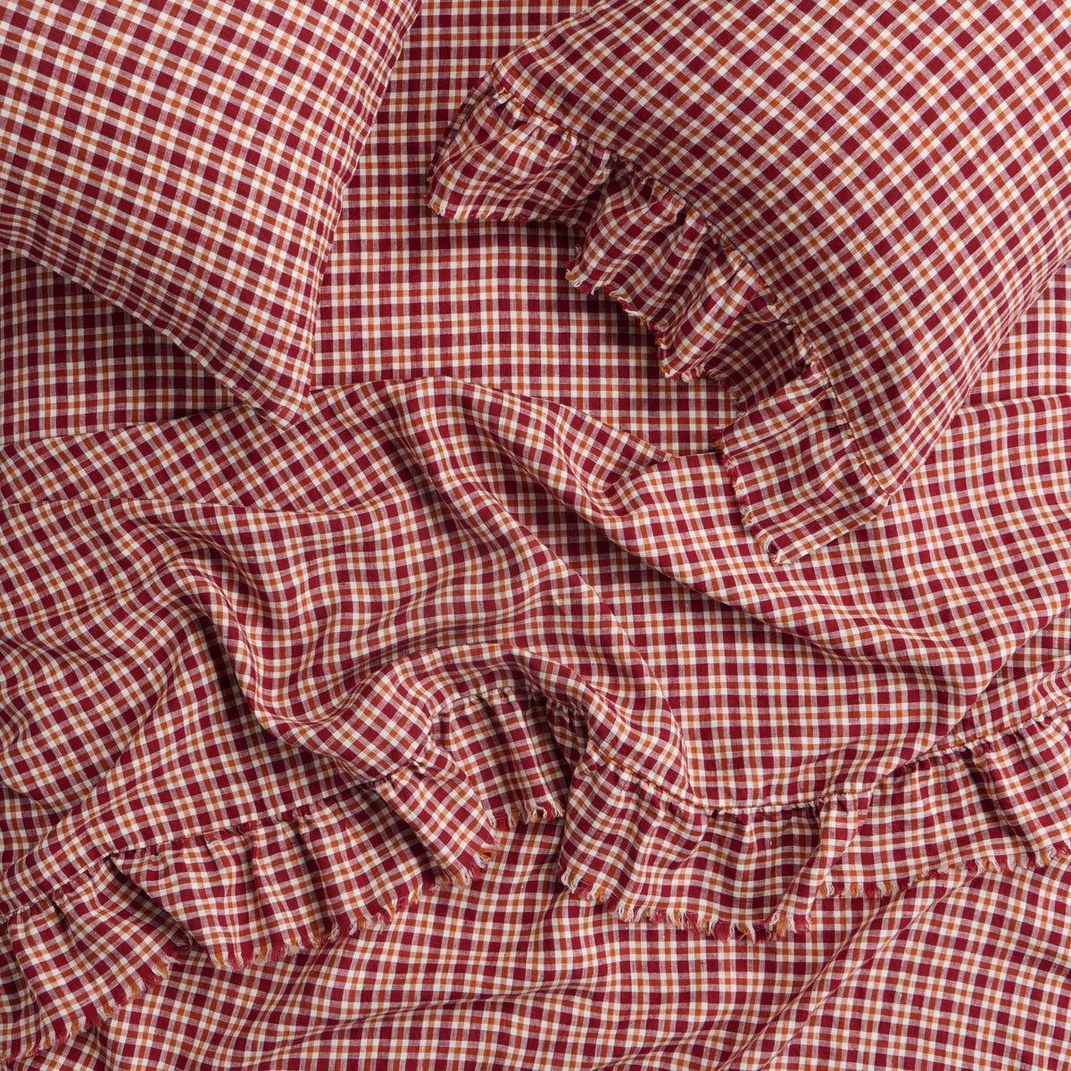 NEW - Grevillea Check Fitted Sheet