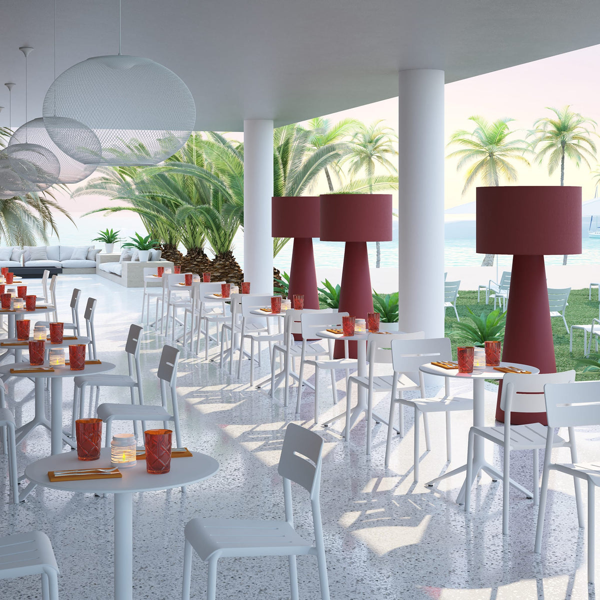EEX Round Dining Table&lt;br&gt; Indoor &amp; Outdoor Use