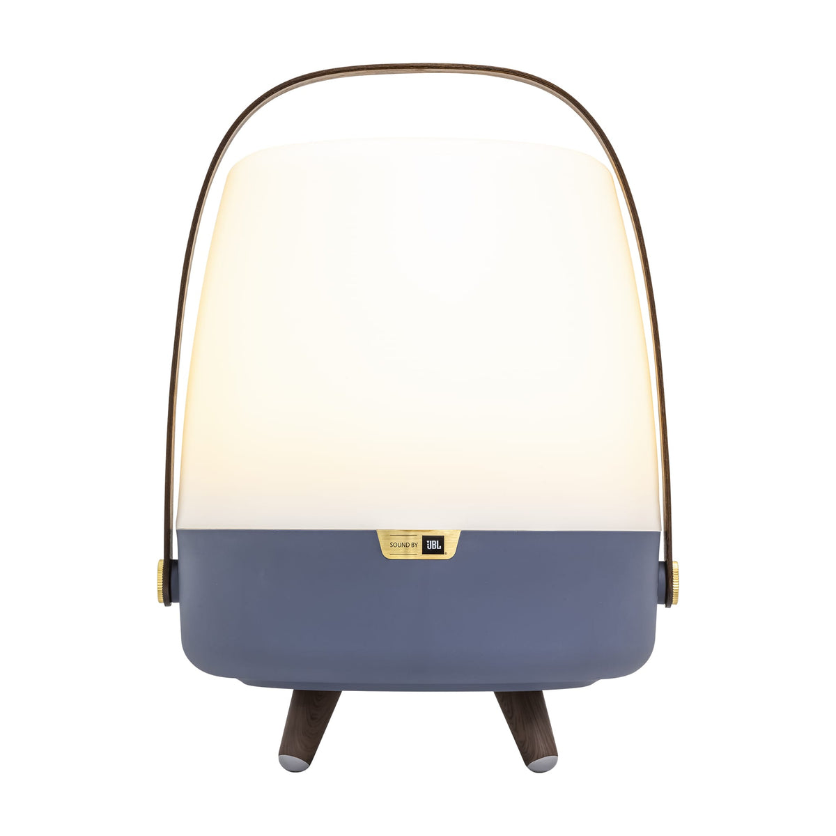 Kooduu Lite-up Play: JBL sound brilliance meets Scandinavian design in a portable Bluetooth speaker lamp with warm white light.