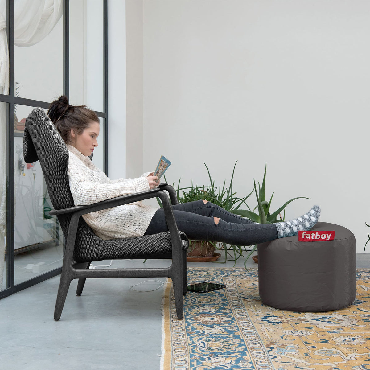 Point Ottoman &amp; Footrest&lt;br&gt; Indoor Use