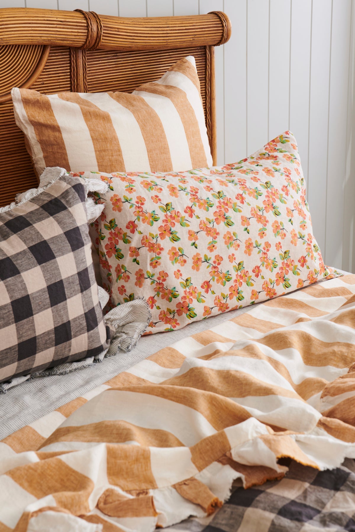 Turmeric Stripe Pillowcase Sets