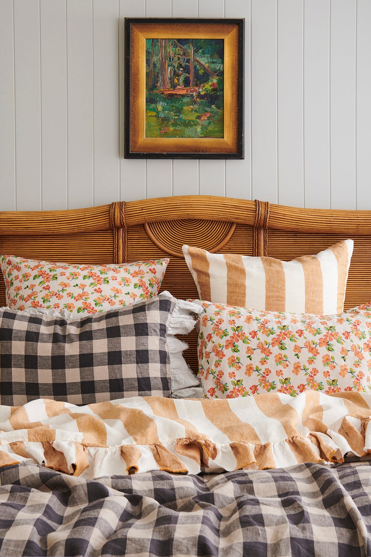 SHIPS SEPTEMBER - Licorice Gingham Duvet Cover