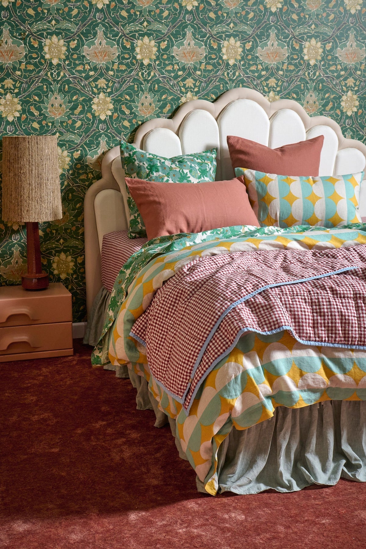 Joan Floral Flat Sheet