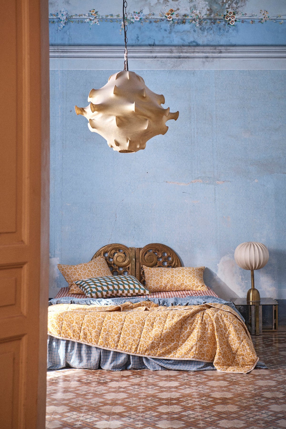Cefalù Check Flat Sheet