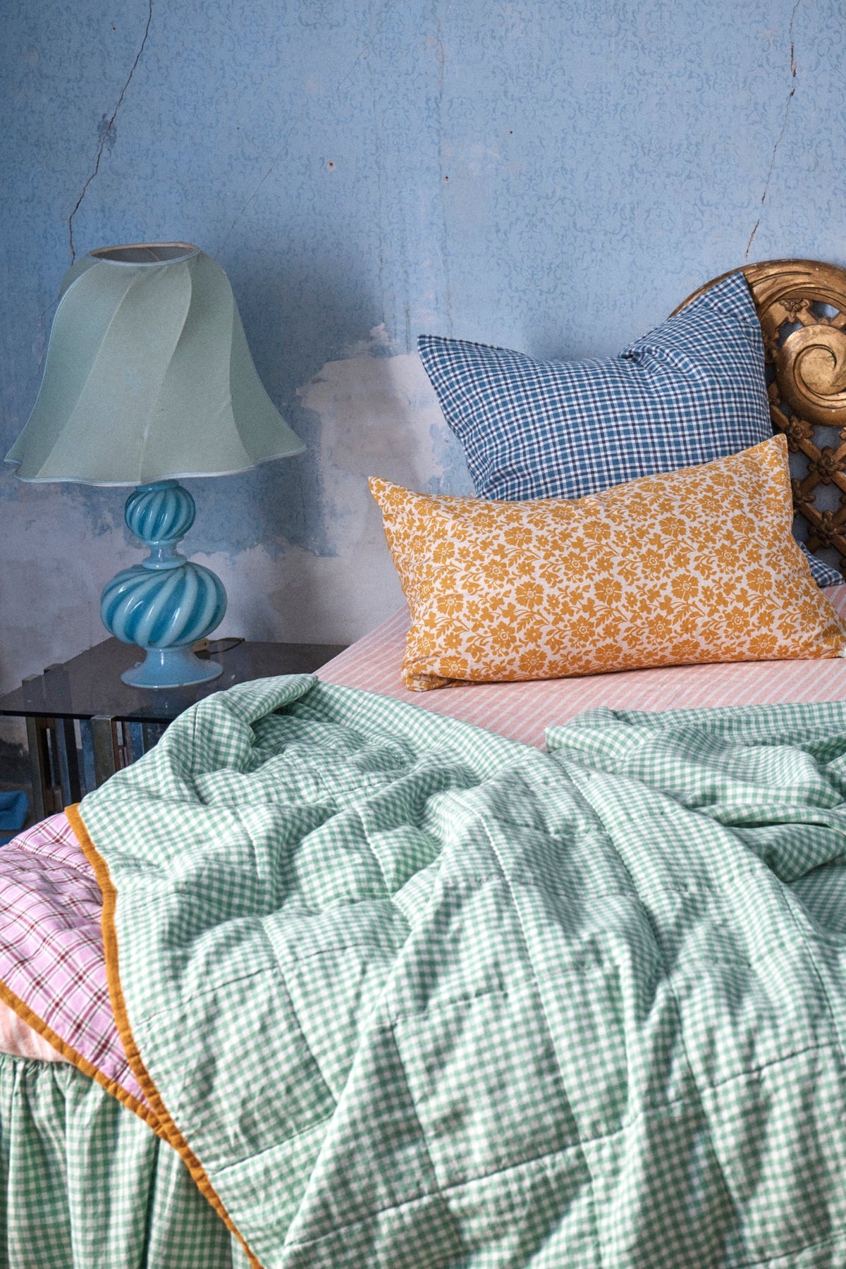 Pesca Stripe Fitted Sheet
