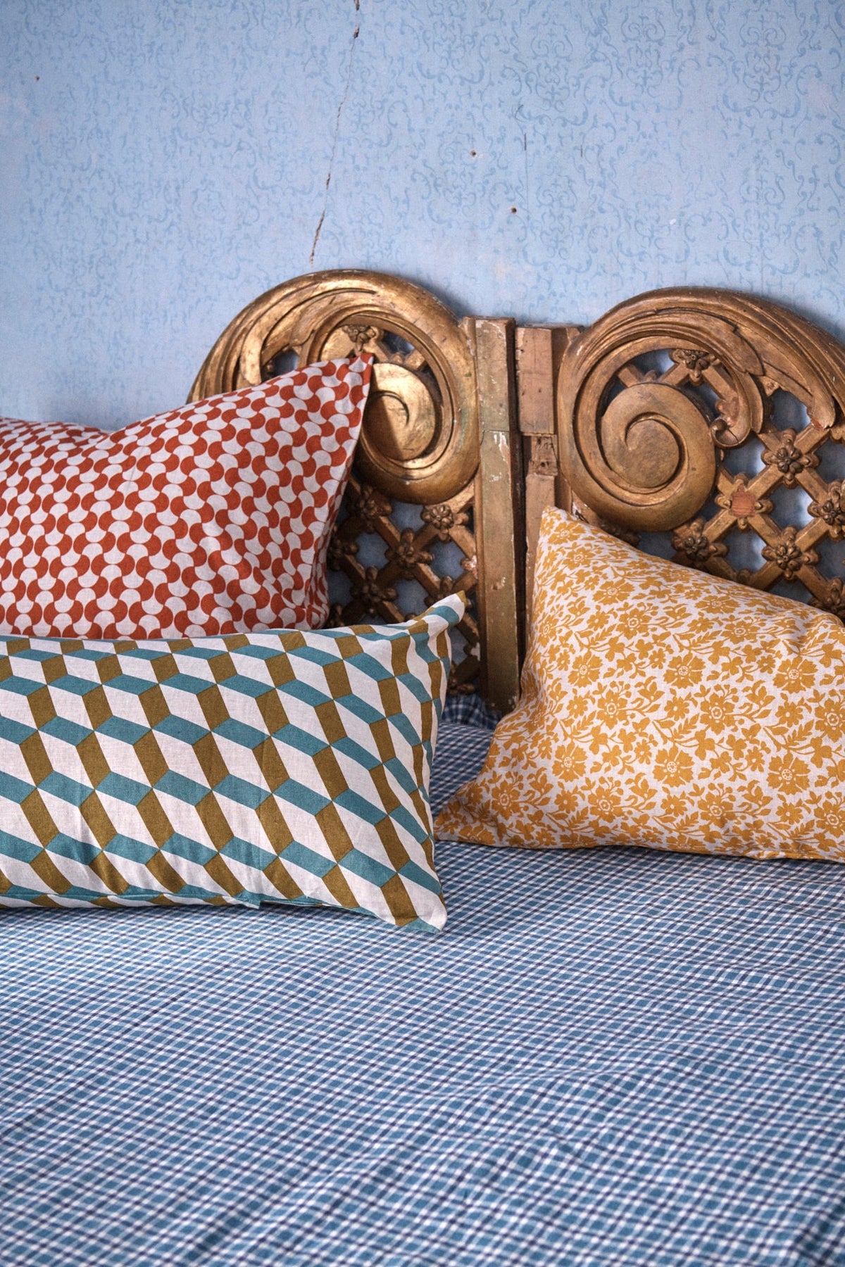 Cefalù Check Fitted Sheet