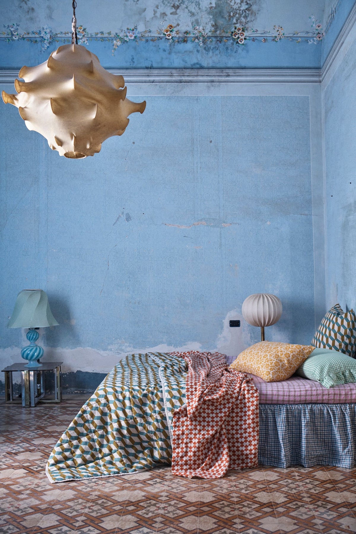 Marmelatta Check Fitted Sheet