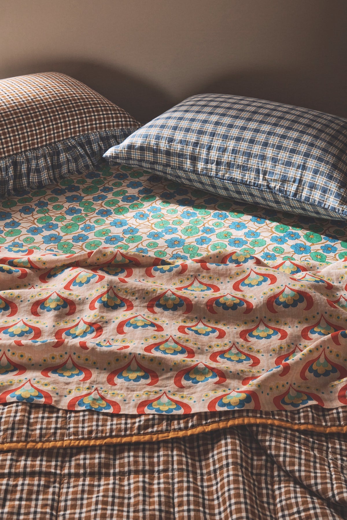 NEW - Bells Floral Flat Sheet