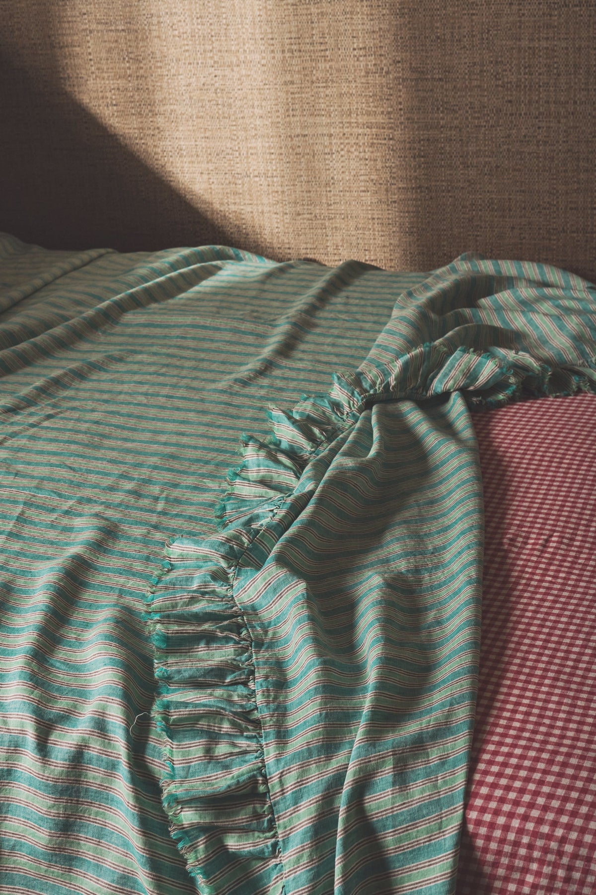 NEW - Johanna Gingham Fitted Sheet