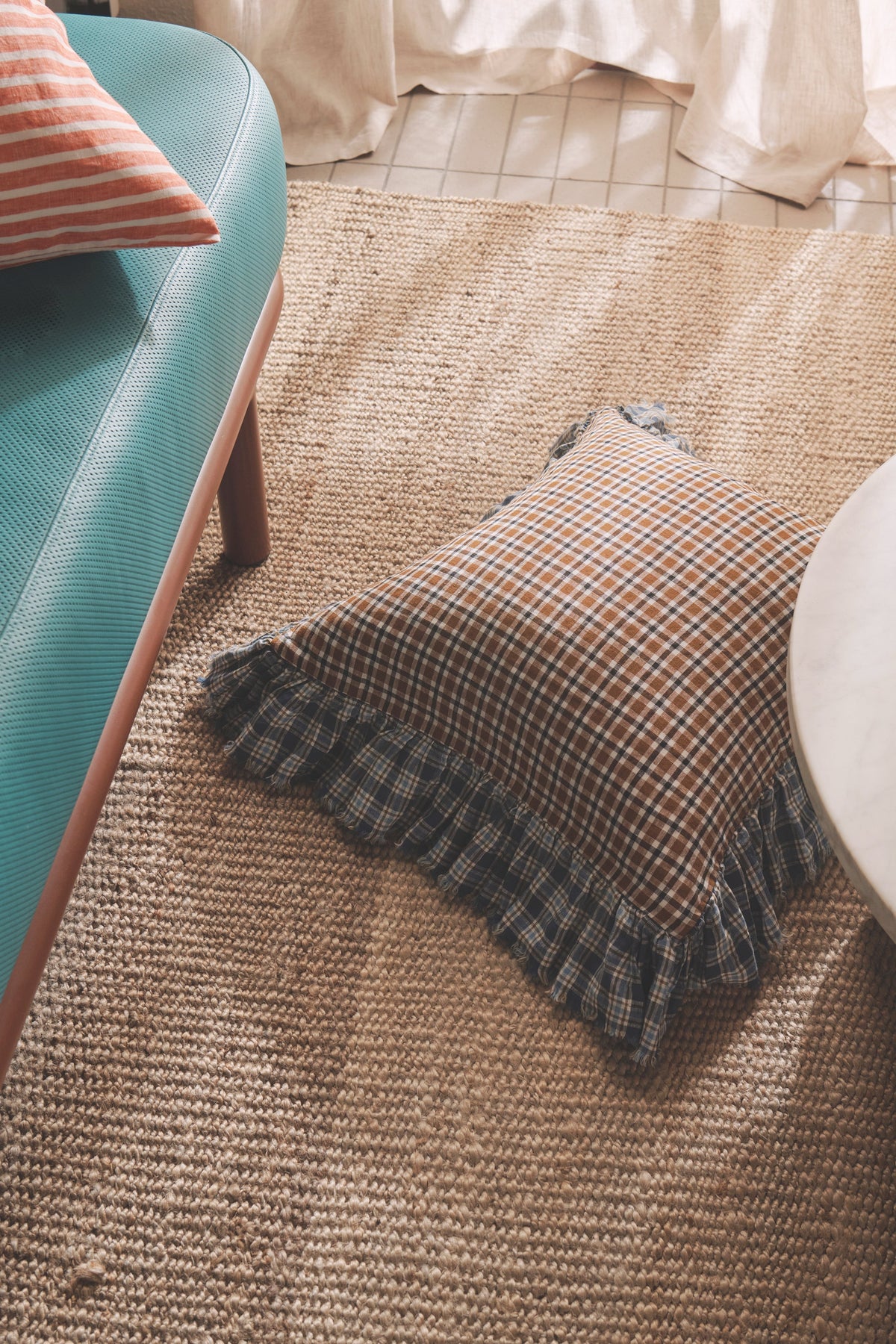 NEW - Sparrows Full Ruffle Cushion