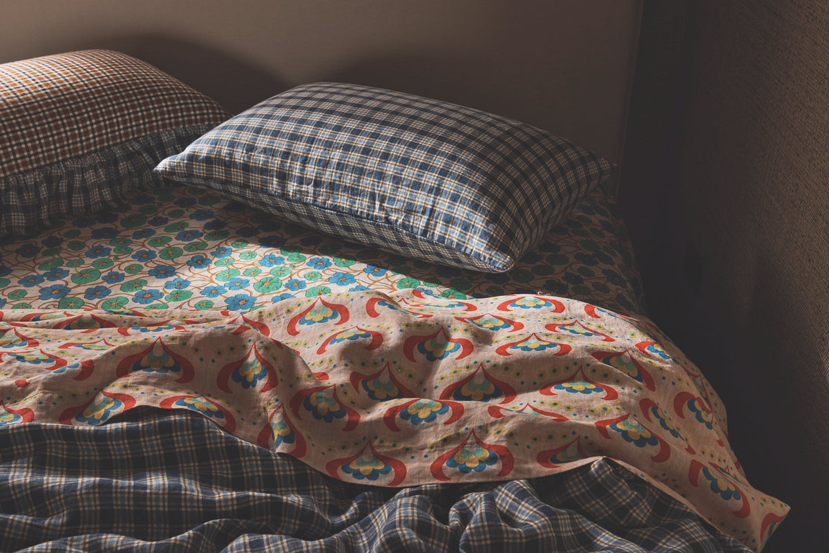NEW - Addis Check Pillowcase Sets