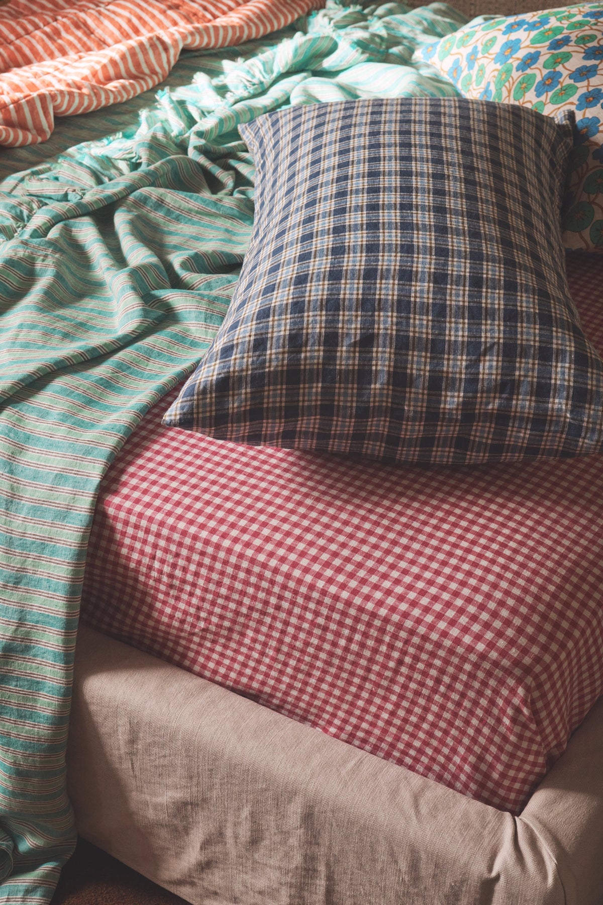 NEW - Addis Check Pillowcase Sets