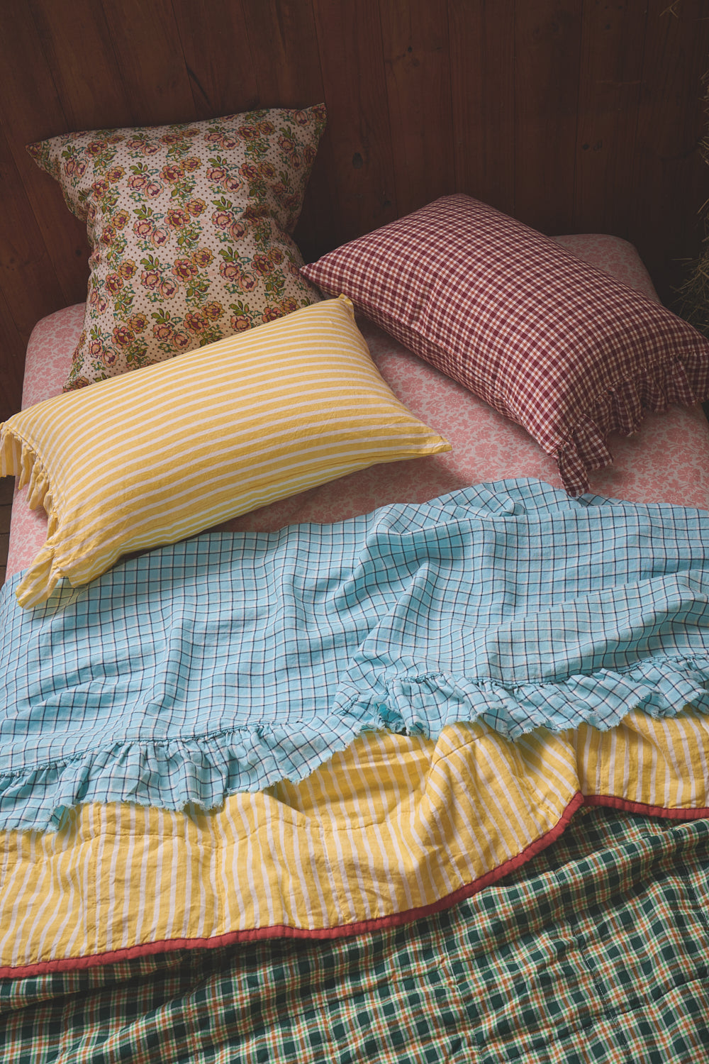 NEW - Wattle Stripe Pillowcase Sets