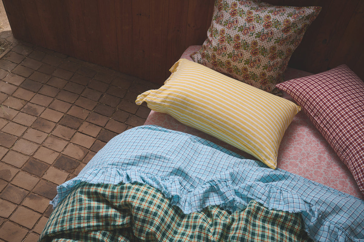 NEW - Banksia Check Duvet Cover