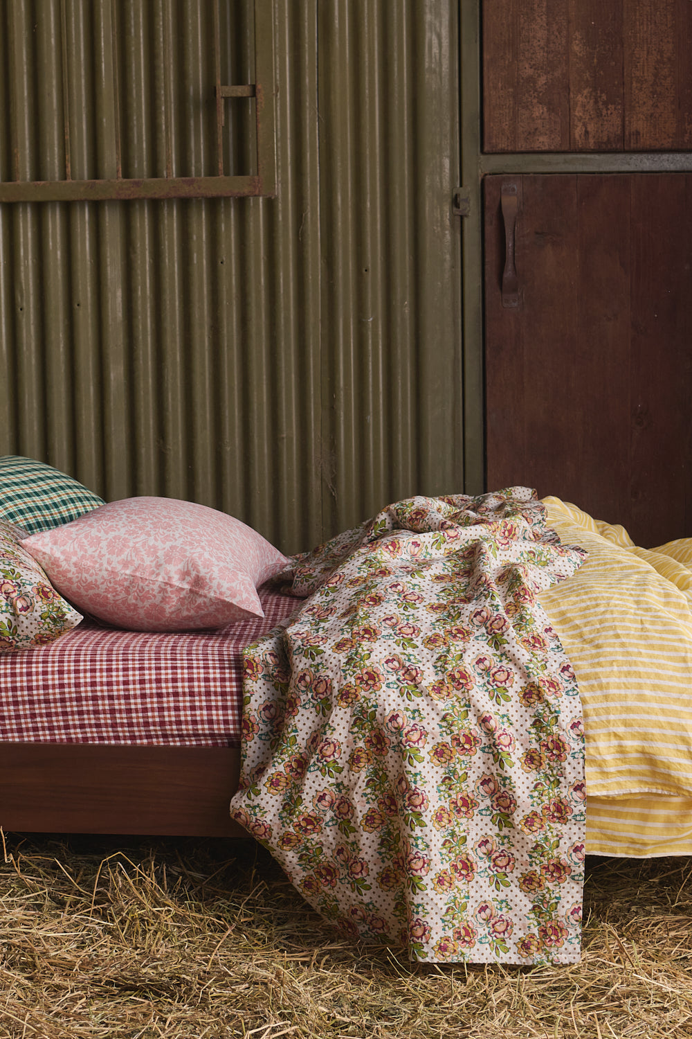 NEW - Grevillea Check Fitted Sheet