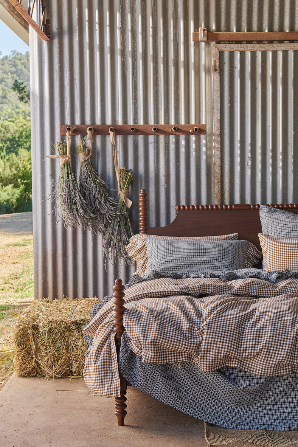 NEW - Gumnut Gingham Duvet Cover