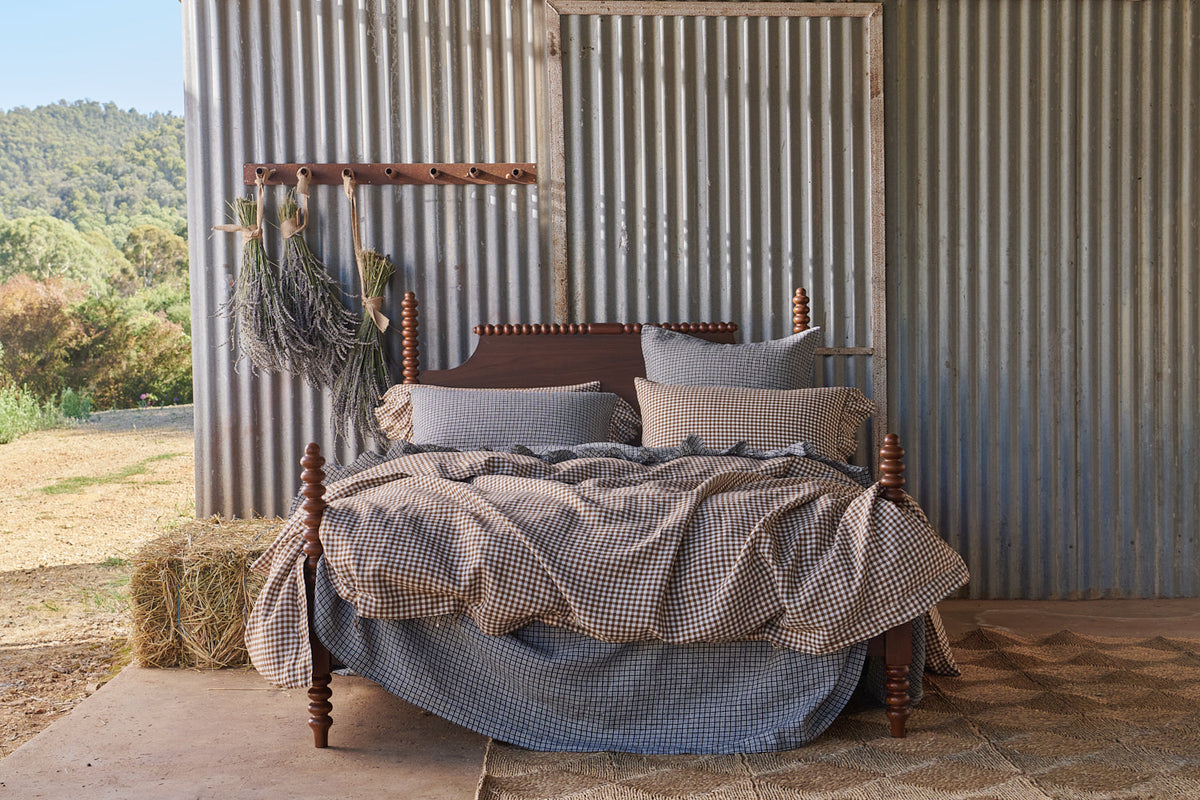 NEW - Gumnut Gingham Duvet Cover