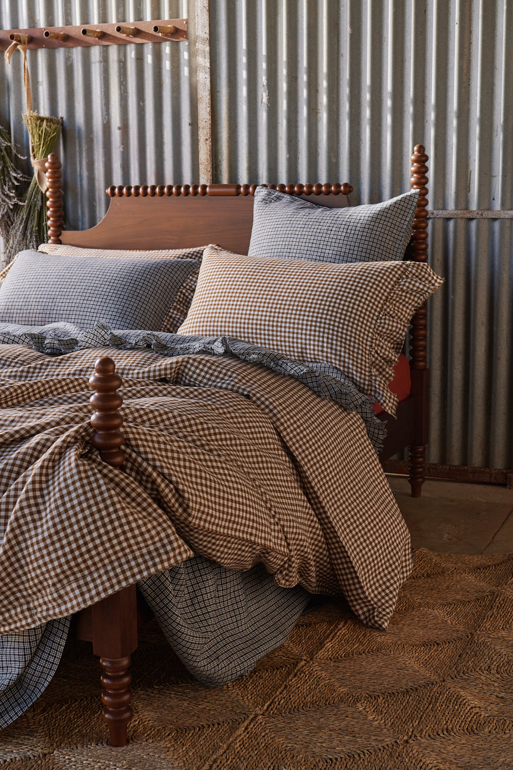NEW - Gumnut Gingham Duvet Cover