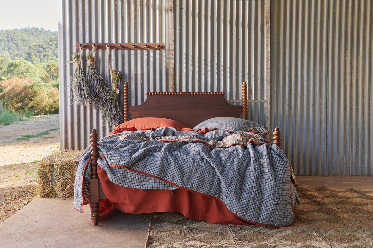 NEW - Pepperberry/Gumnut Double Sided Quilt