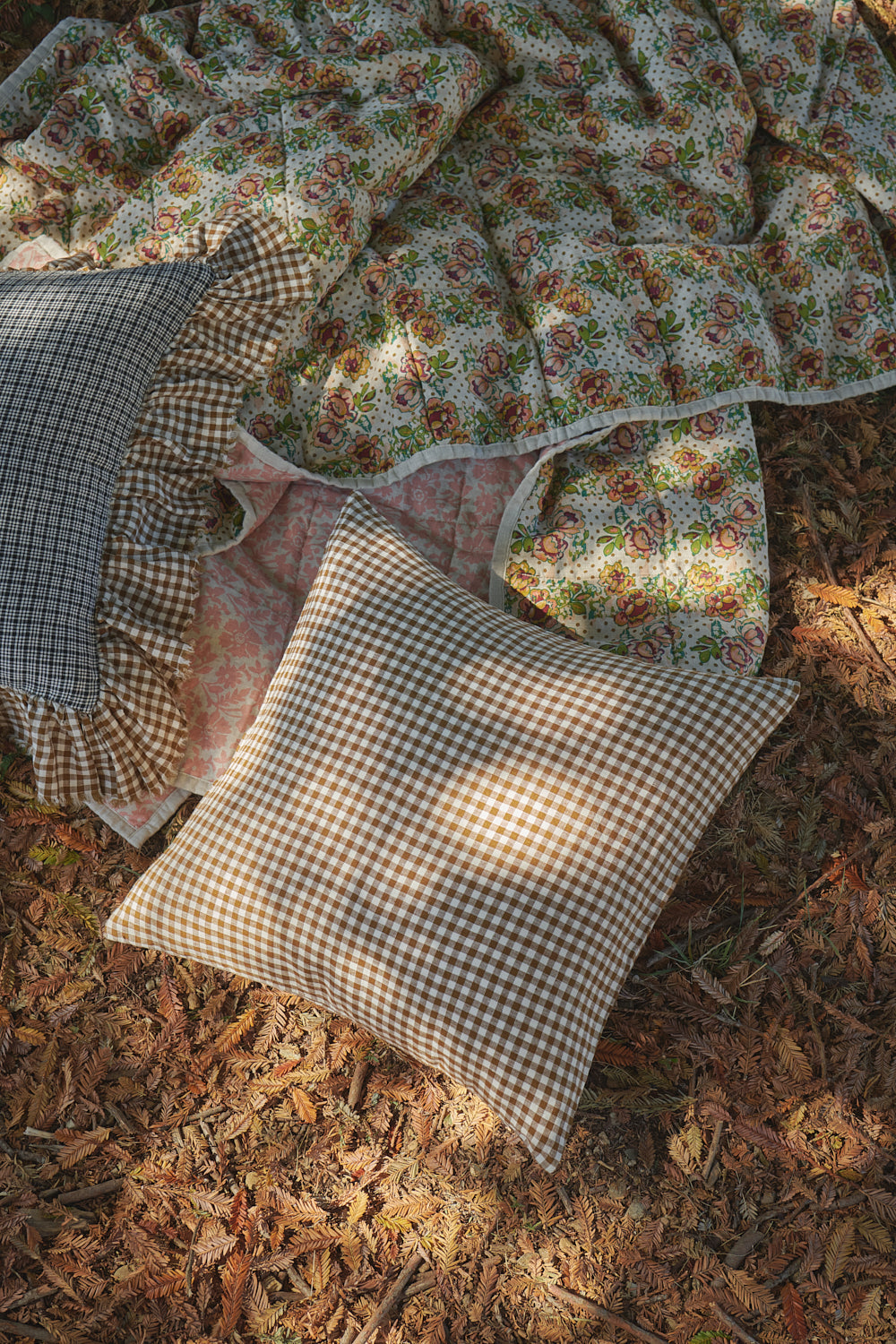 NEW - Gumnut Gingham Cushion