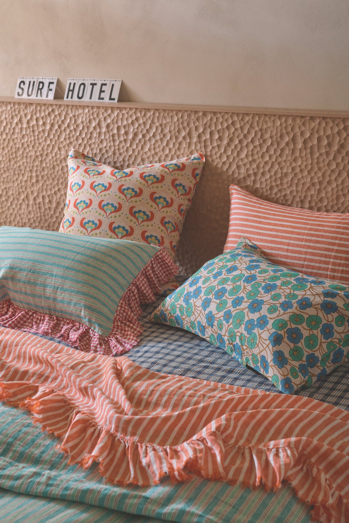 NEW - Southside Stripe Flat Sheet