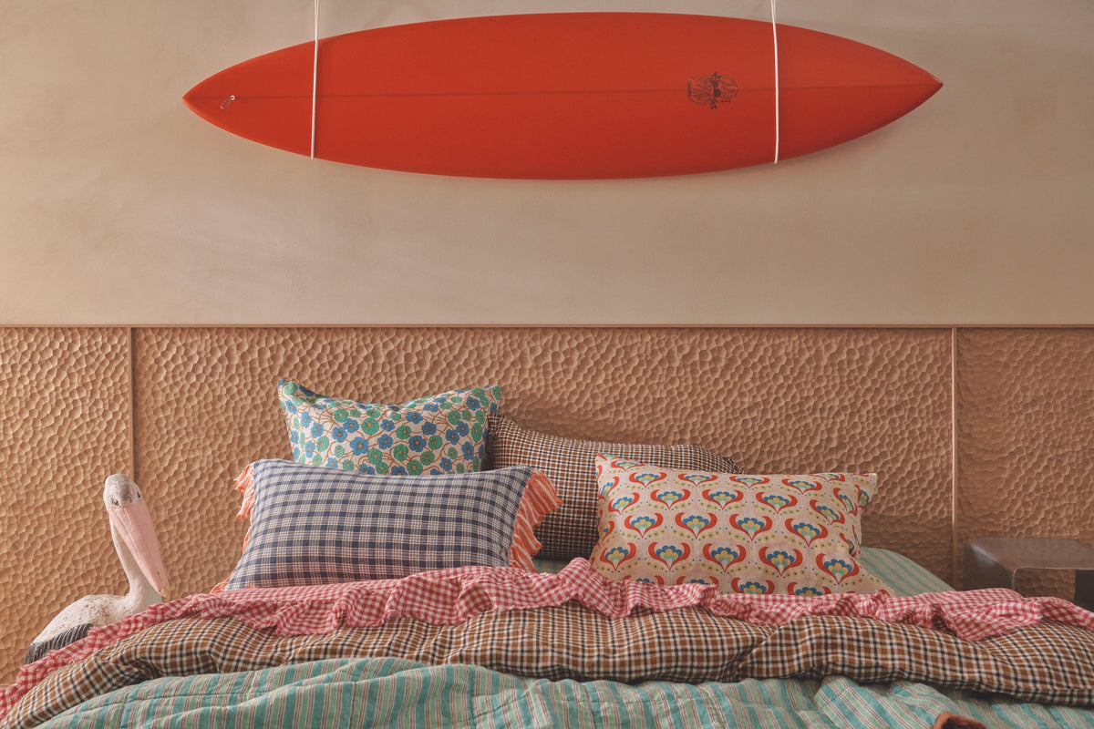 NEW - Sparrows Check Duvet Cover