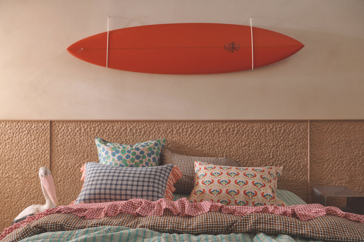 NEW - Sparrows Check Duvet Cover