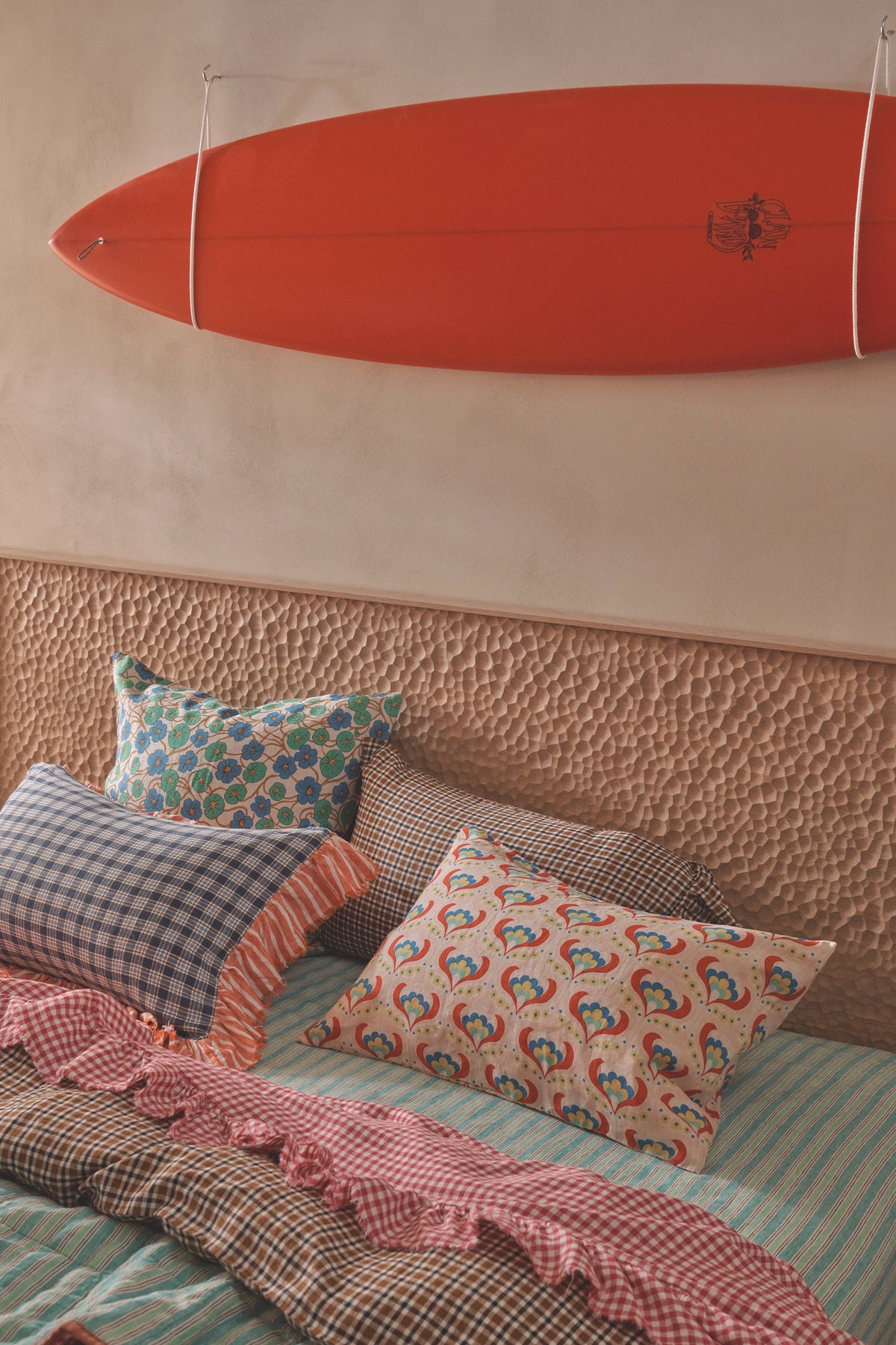 NEW - Sparrows Check Pillowcase Sets