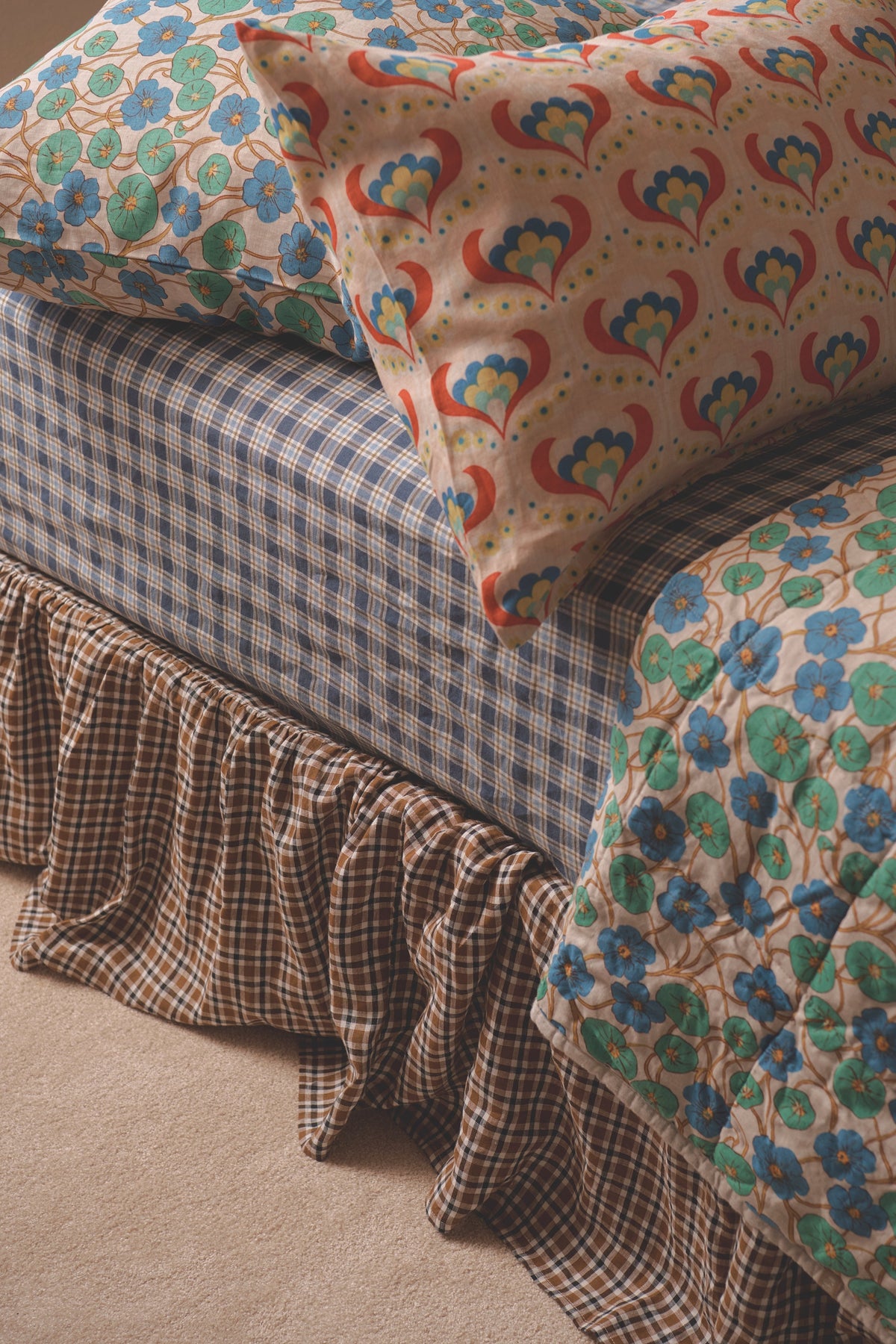 NEW - Addis Check Fitted Sheet