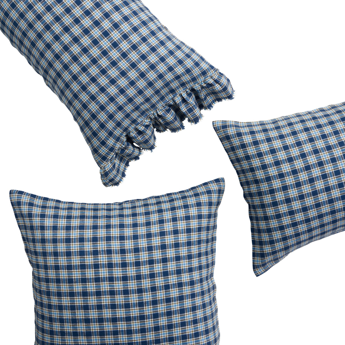 NEW - Addis Check Pillowcase Sets