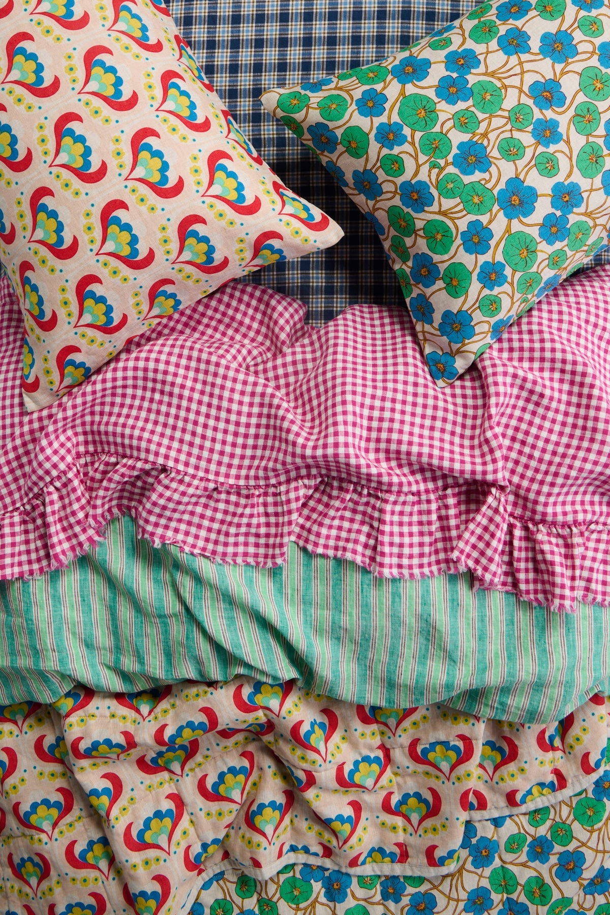 NEW - Addis Check Fitted Sheet